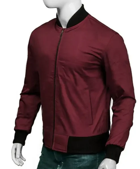 Franz Drameh Legends Of Tomorrow Maroon Bomber Jacket