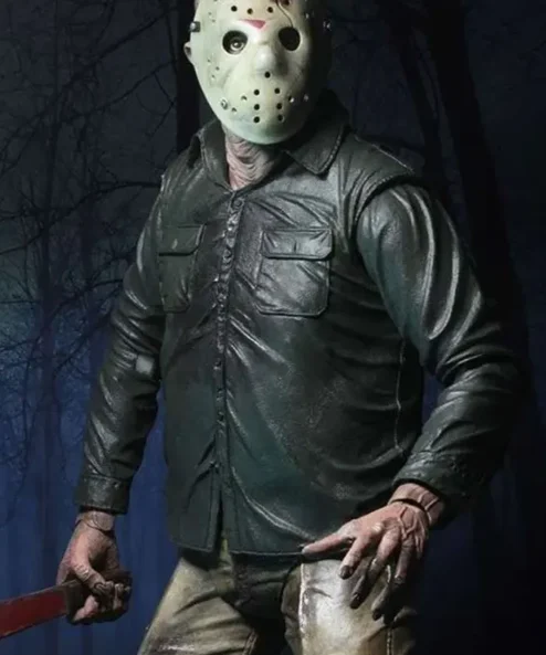 Friday The13th Jason Black Leather Jacket