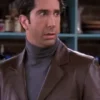 Friends Ross Geller Brown Leather Jacket Front 510x638 1