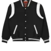 G Eazy Black Varsity White Wool Jacket