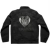 G Eazy Demons Angels Mechanic Cotton Black Jacket Back