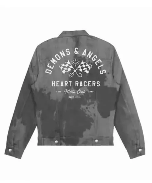 G Eazy Demons and Angels Denim Trucker Grey Jacket Back