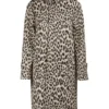 G Eazy White and Black Leopard Faux Leather Jacket