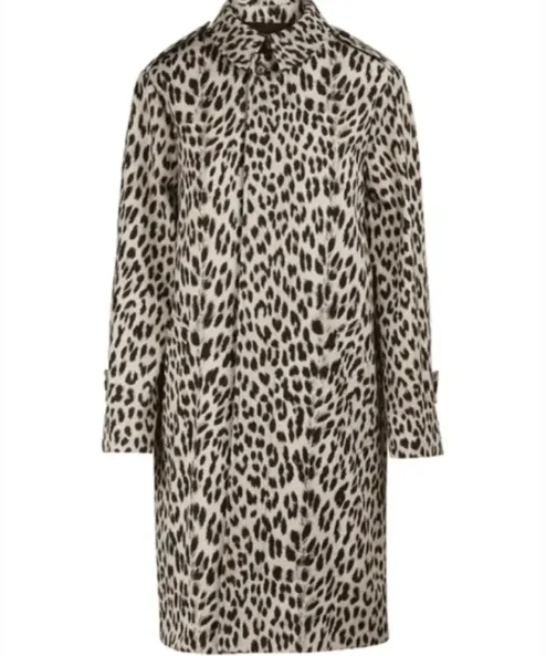 G Eazy White and Black Leopard Faux Leather Jacket