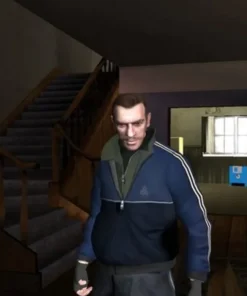 GTA IV Niko Bellic Blue Satin Bomber Jacket 510x638 1