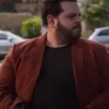 Gary Wolf Like Me Josh Gad Brown Wool Blazer Coat