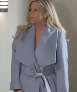 General Hospital Carly Corinthos Suiting Light Blue Blazer