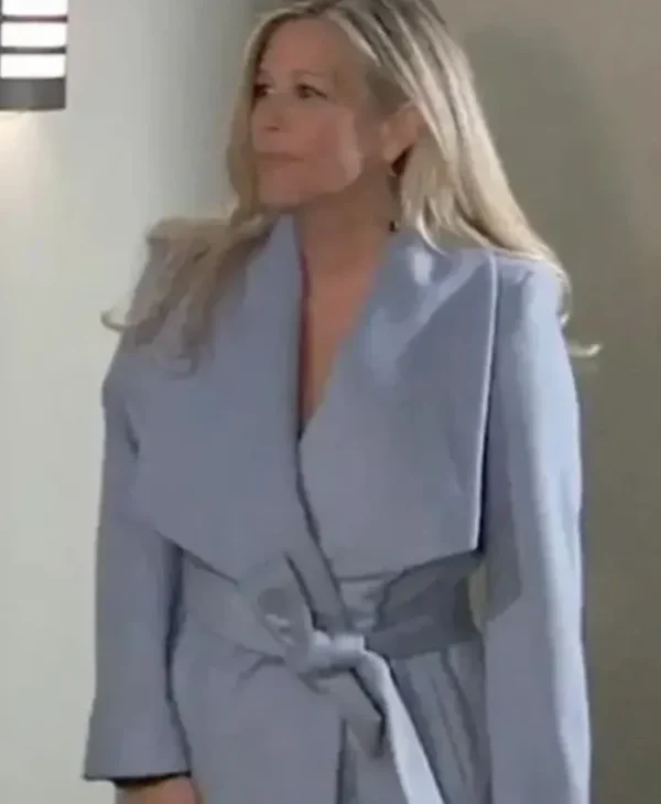 General Hospital Carly Corinthos Suiting Light Blue Blazer