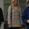 General Hospital Sandra Dee Robinson Grey Wool Peacoat Full