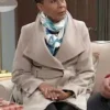 General Hospital Vernee Watson Johnson Wrap Belted Coat