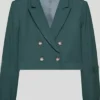 George Fan Nancy Drew S03 Green Cropped Blazer