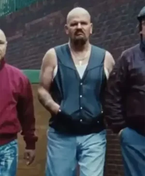 George Newton This Is England Leather Black Vest