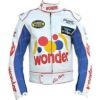 Talladega Nights Ricky Bobby Wonder Bread Racing Leather Open Jacket