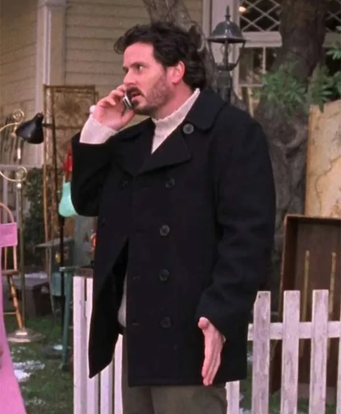 Gilmore Girls Jason Stiles Black Wool Coat