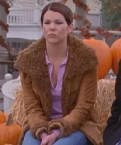 Gilmore Girls Lauren Graham Shearling Leather Jacket