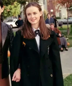 Gilmore Girls Rory Gilmore Black Wool Coat