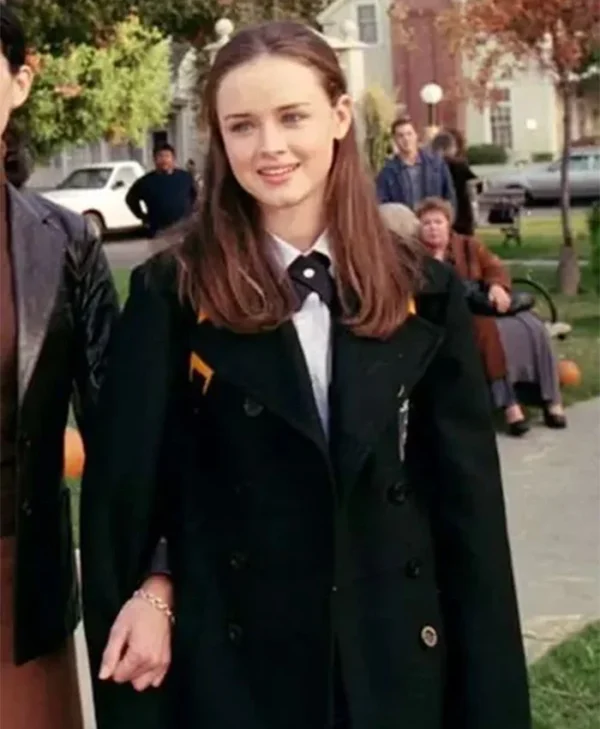 Gilmore Girls Rory Gilmore Black Wool Coat