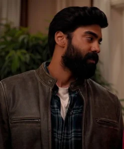 Ginny and Georgia Joe Cafe Racer Brown Leather Jacket