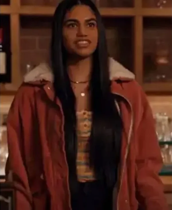 Ginny and Georgia Rebecca Ablack Fur Collar Corduroy Jacket