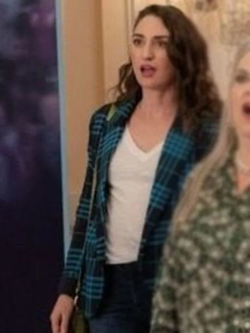 Girls5eva S03 Dawn Solano Plaid Blue Blazer