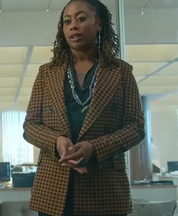 Good Trouble S04 Malika Williams Brown Blazer