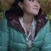 Goosebumps-TV-Series-Margot-Stokes-Green-Puffer-Jacket