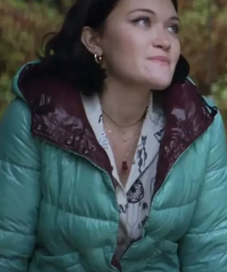 Goosebumps-TV-Series-Margot-Stokes-Green-Puffer-Jacket