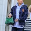 Gossip Girl Julien Calloway Oversize Blue Fleece Jacket