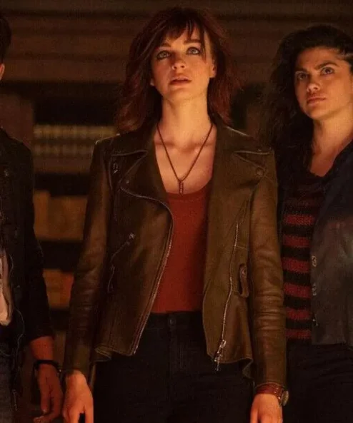 Gotham Knights Olivia Rose Keegan Brown Jacket