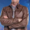 Graham O’Brien Doctor Who Brown Leather Jacket