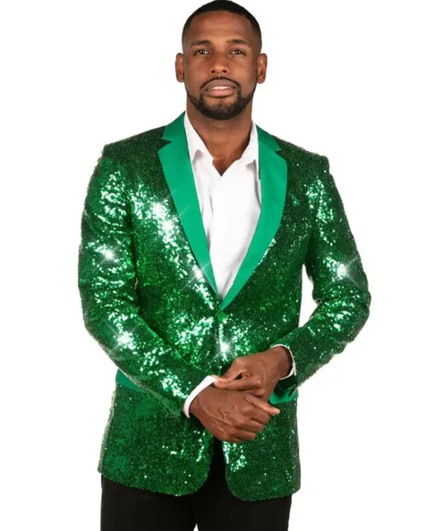 Green Christmas Blazer