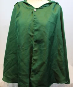 Green Hooded Attack on Titan Cape Coat front