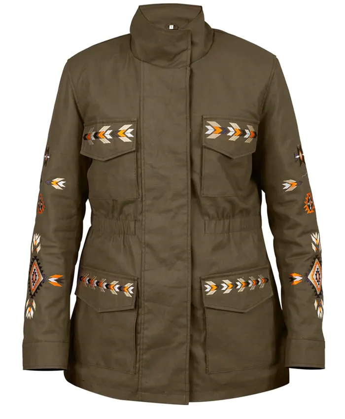 Greys Anatomy Jo Wilson Green Cotton Jacket