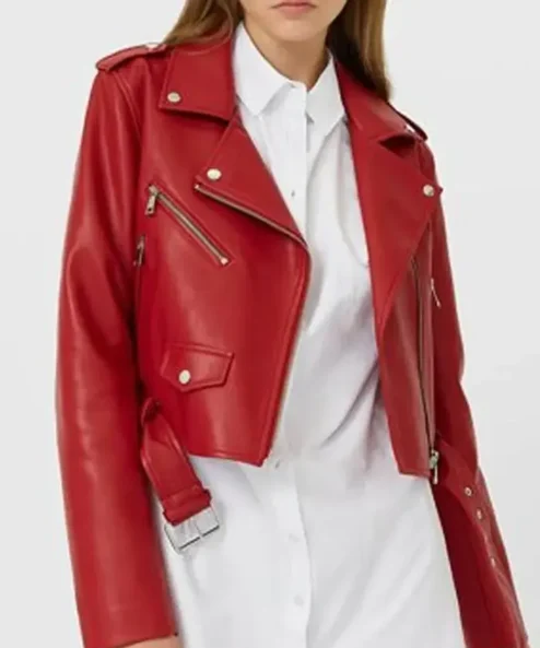 Grown-Ish S05 Annika Leather Red Jacket