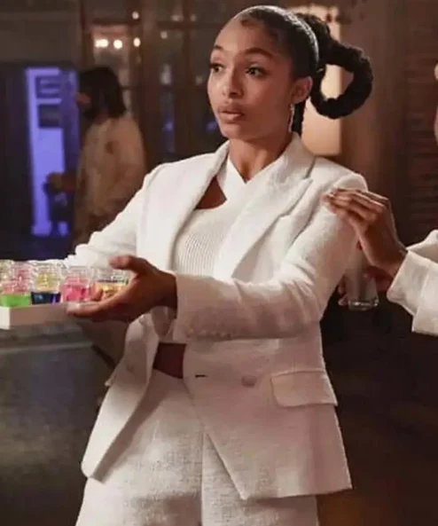 Grown-ish S05 Zoey Johnson White Blazer