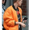 Hailey Bieber Bomber Jacket
