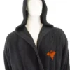 Halloween Black Bathrobe