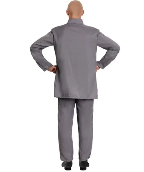 Halloween Deluxe Gray Costume Suit back look
