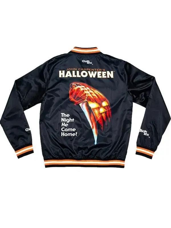 Halloween John Carpenters Black Varsity Jacket