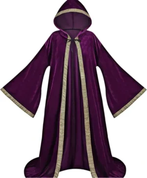 Halloween Purple Wizard Robe