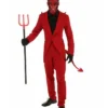 Halloween Red Devil Costume Suit