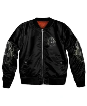 Halloween Witch Black Bomber Jacket Unisex
