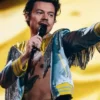 Harry Styles Love On Tour Warsaw Blue Bomber Jacket