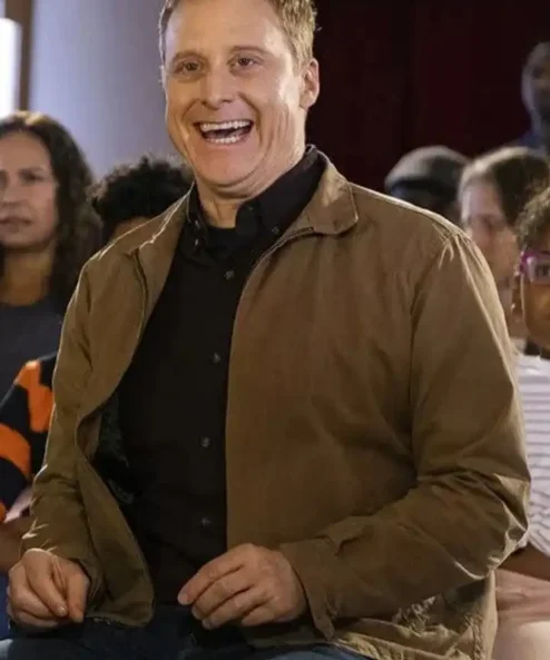 Harry Vanderspeigle Resident Alien Cotton Brown Jacket