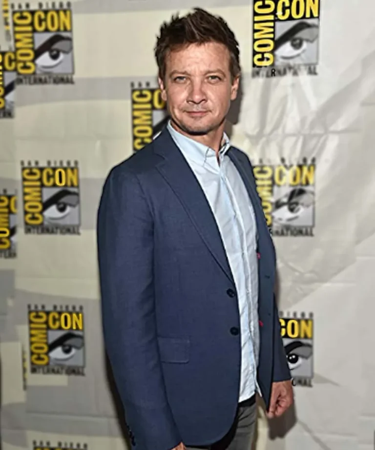 Hawkeye Event Jeremy Renner Blue Blazer