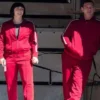 Hawkeye Unisex Fleece Red Tracksuit