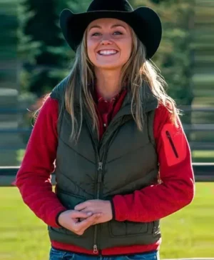 Heartland Amy Fleming Green Vest