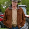 Heartland Chris Potter Brown Suede Leather Jacket