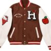 Hello Kitty Apples Varsity Letterman Jacket