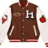 Hello Kitty Apples Varsity Letterman Jacket